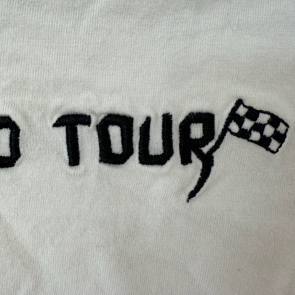 Love & Lazy Days World Tour Grand Pre Graphic Crop Top T-Shirt - Picture 2 of 4